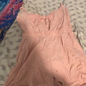 American Eagle pink romper